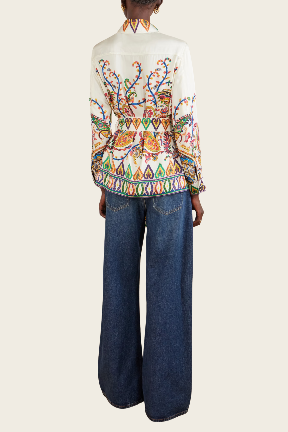 Safari belted paisley-print jacket - Etro - ESPACE CANNELLE