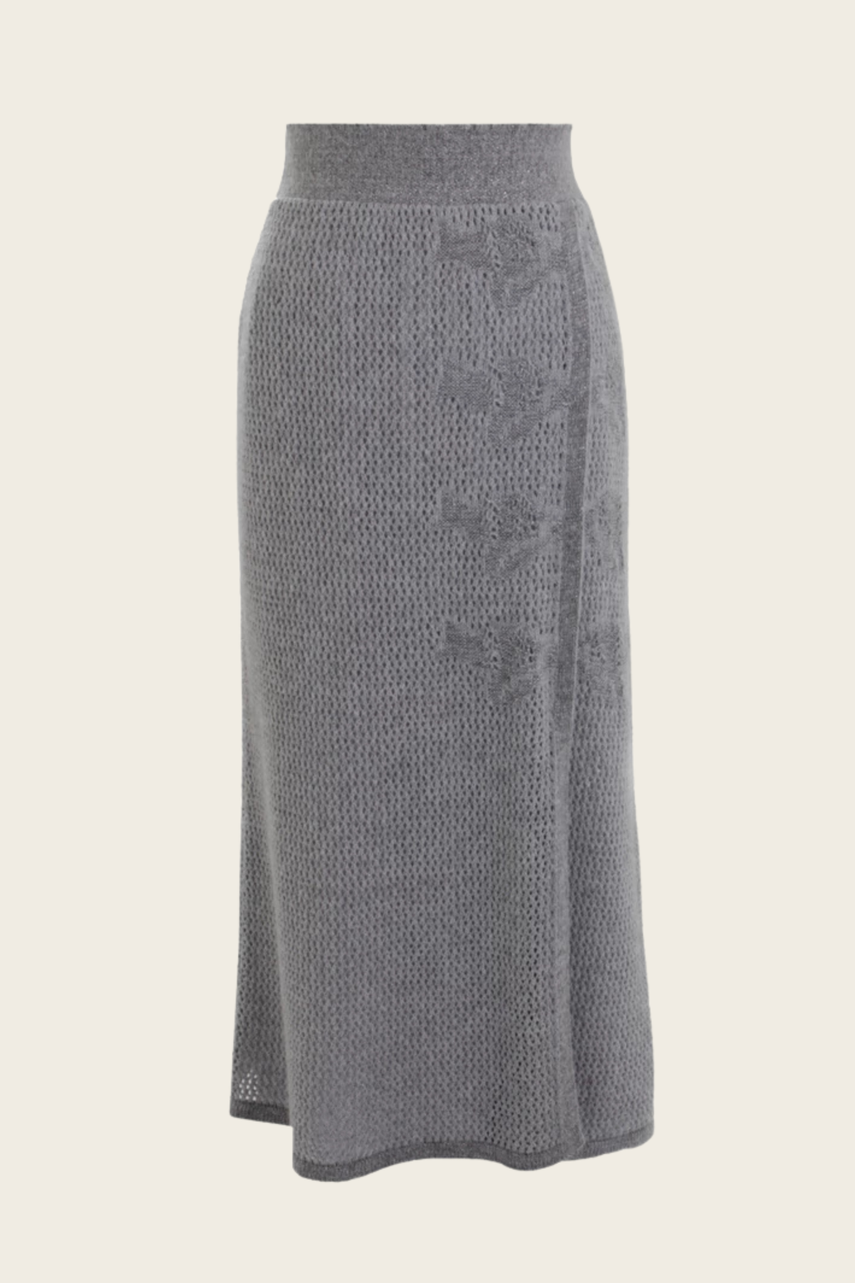 Rose skirt with bow details by Cecilia Prado, skirt shown without a model
