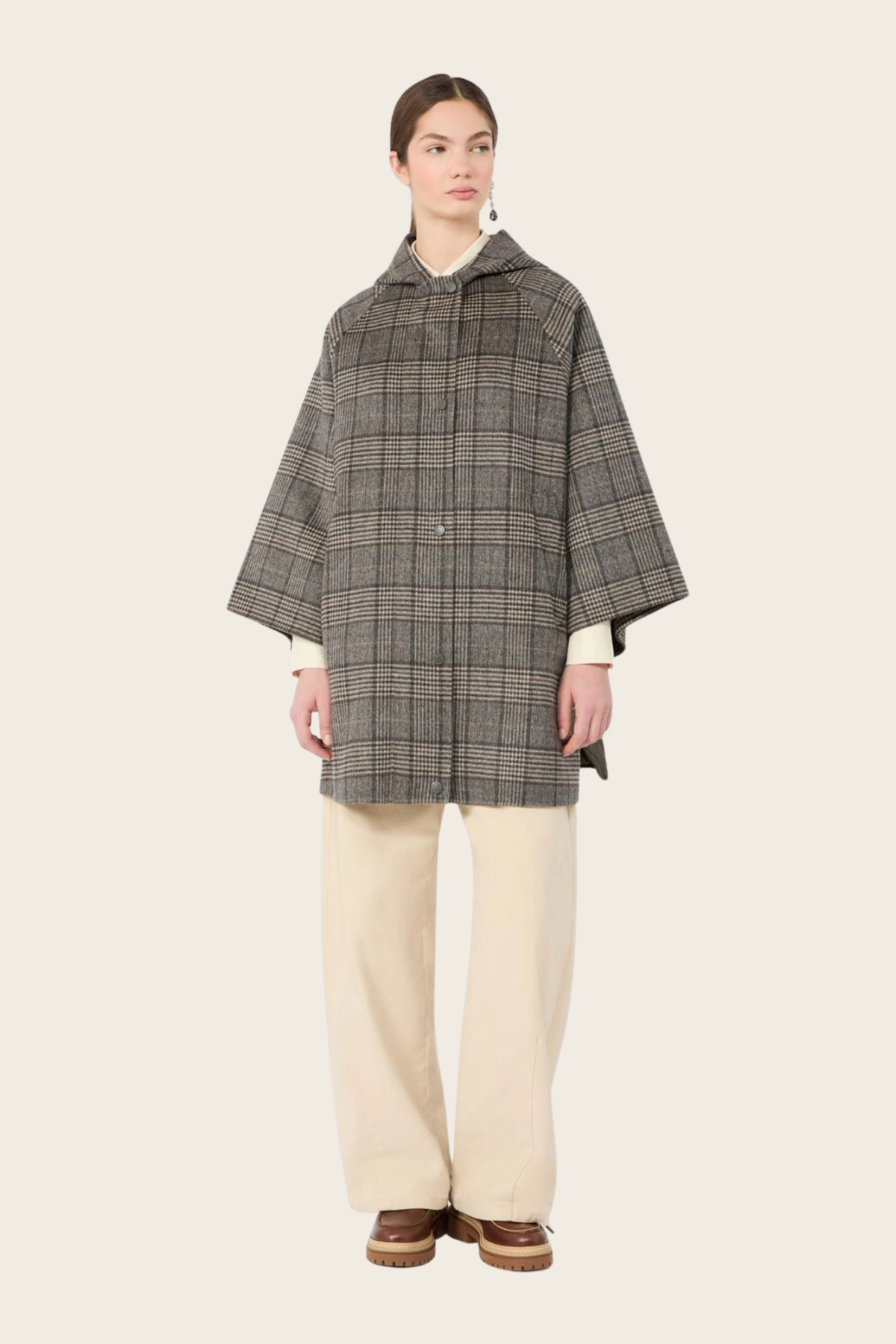 Seggio Prince of Wales Coat - Max Mara - ESPACE CANNELLE - New Arrivals