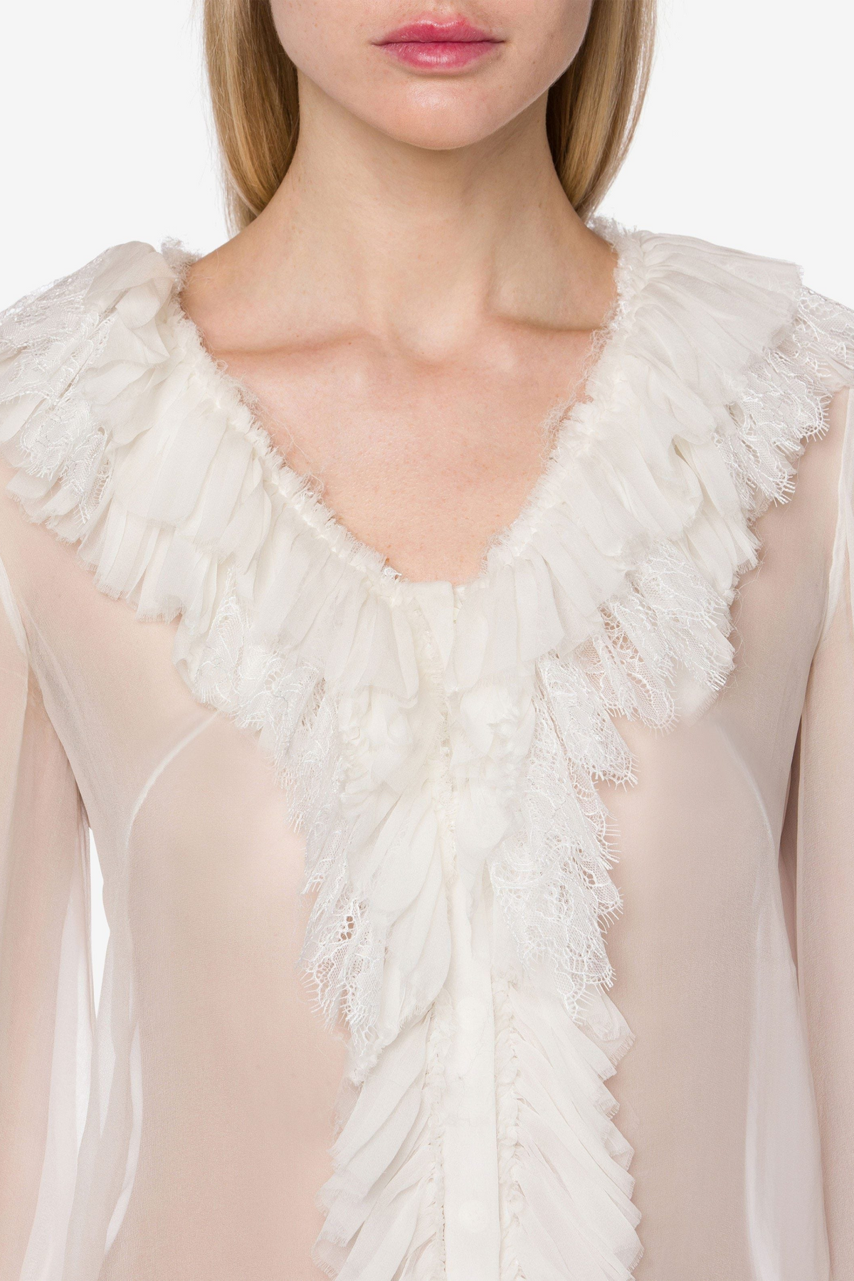 Sustainable Gauze Shirt -  Alberta Ferretti