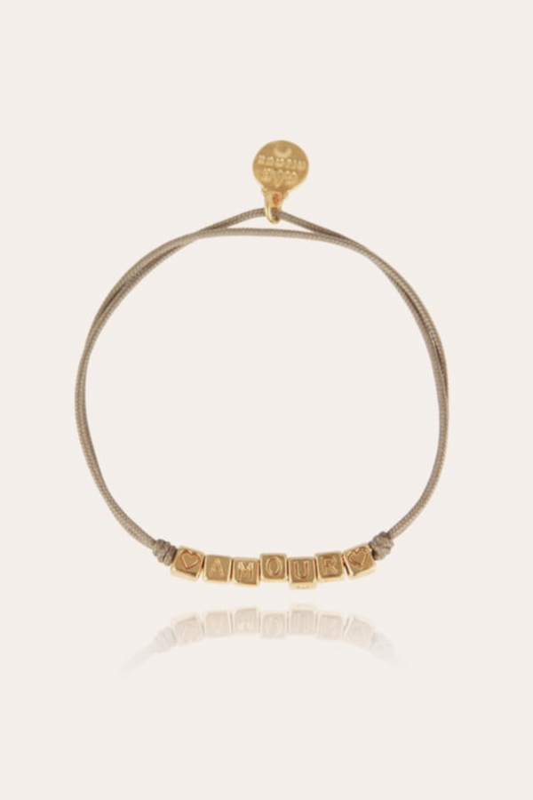 Golden Love Bracelet by Gas Bijoux