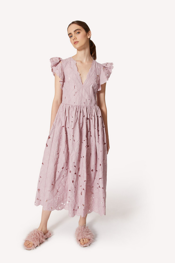 Taffeta Dress with Butterfly Cut-Out by Red Valentino