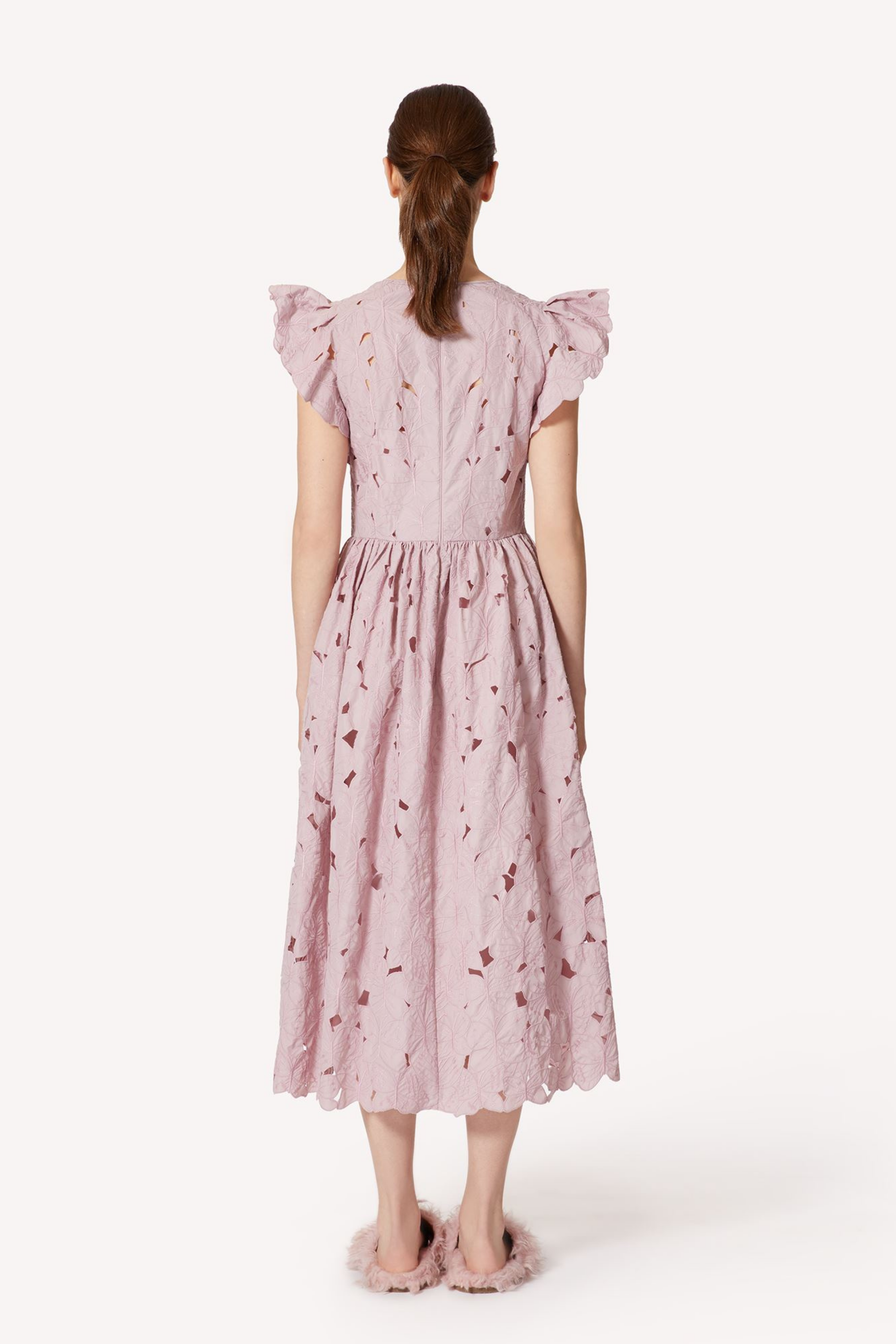 Taffeta Dress with Butterfly Cut-Out by Red Valentino