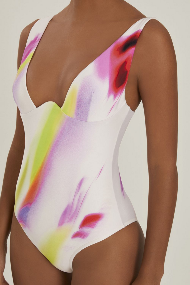 Wide Handle Meta Swimsuit by Lenny Niemeyer