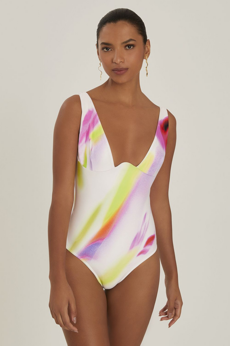 Wide Handle Meta Swimsuit by Lenny Niemeyer