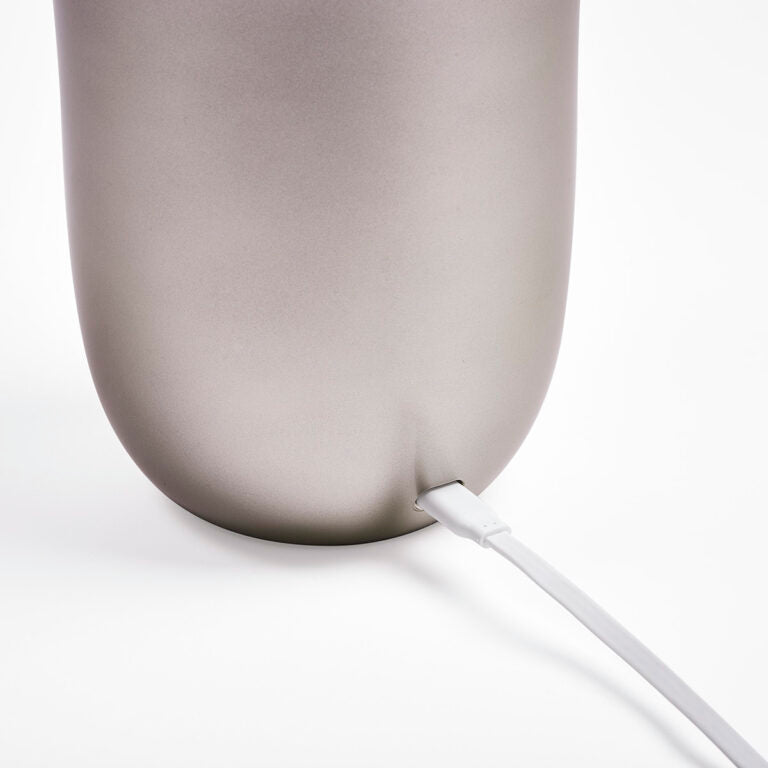 Oblio Silver Wireless Charger by Lexon