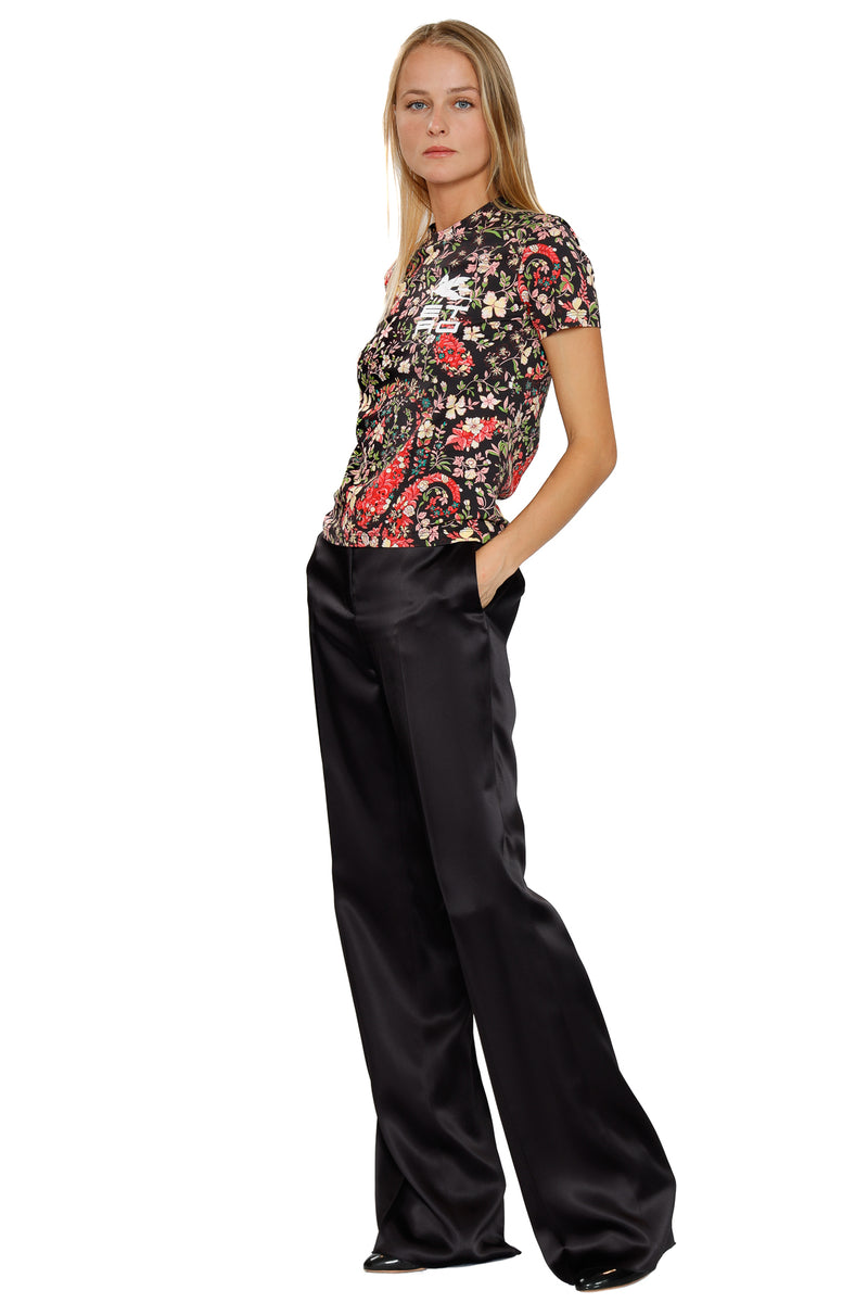 Raven Black Trousers by Etro