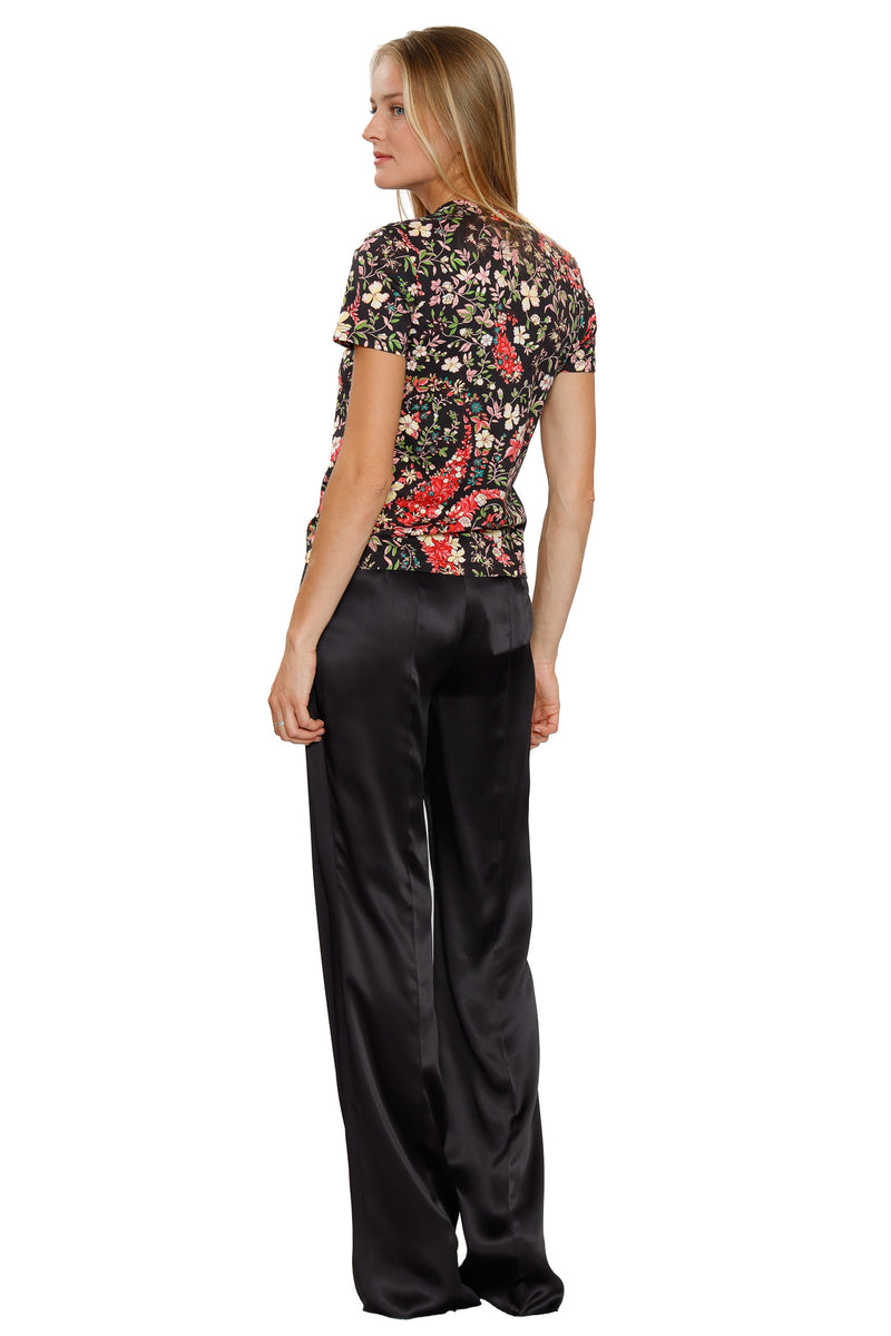 Raven Black Trousers by Etro