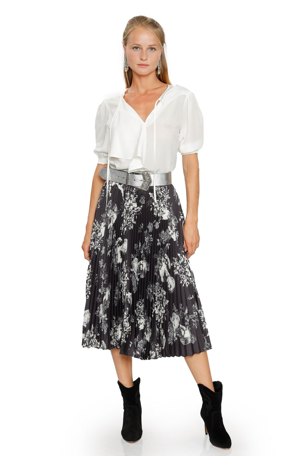 Embellished Silver belt by Etro