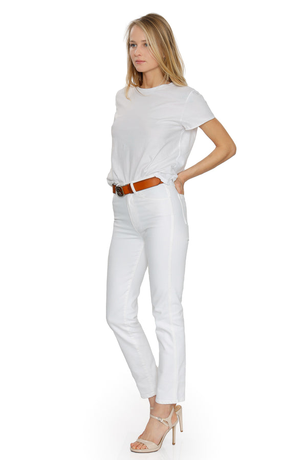 Claudia Slim High Rise Jeans by 3X1