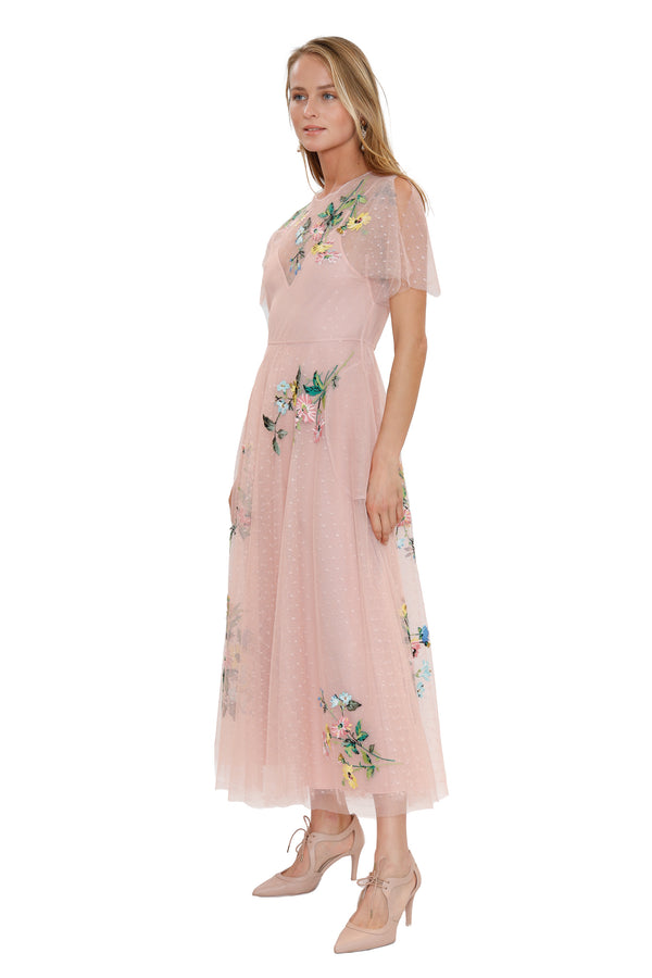 Floral Pink Dress by Red Valentino
