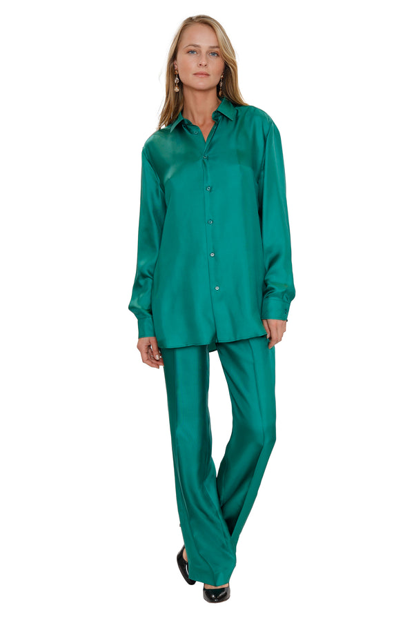 Silk Trousers by Red Valentino