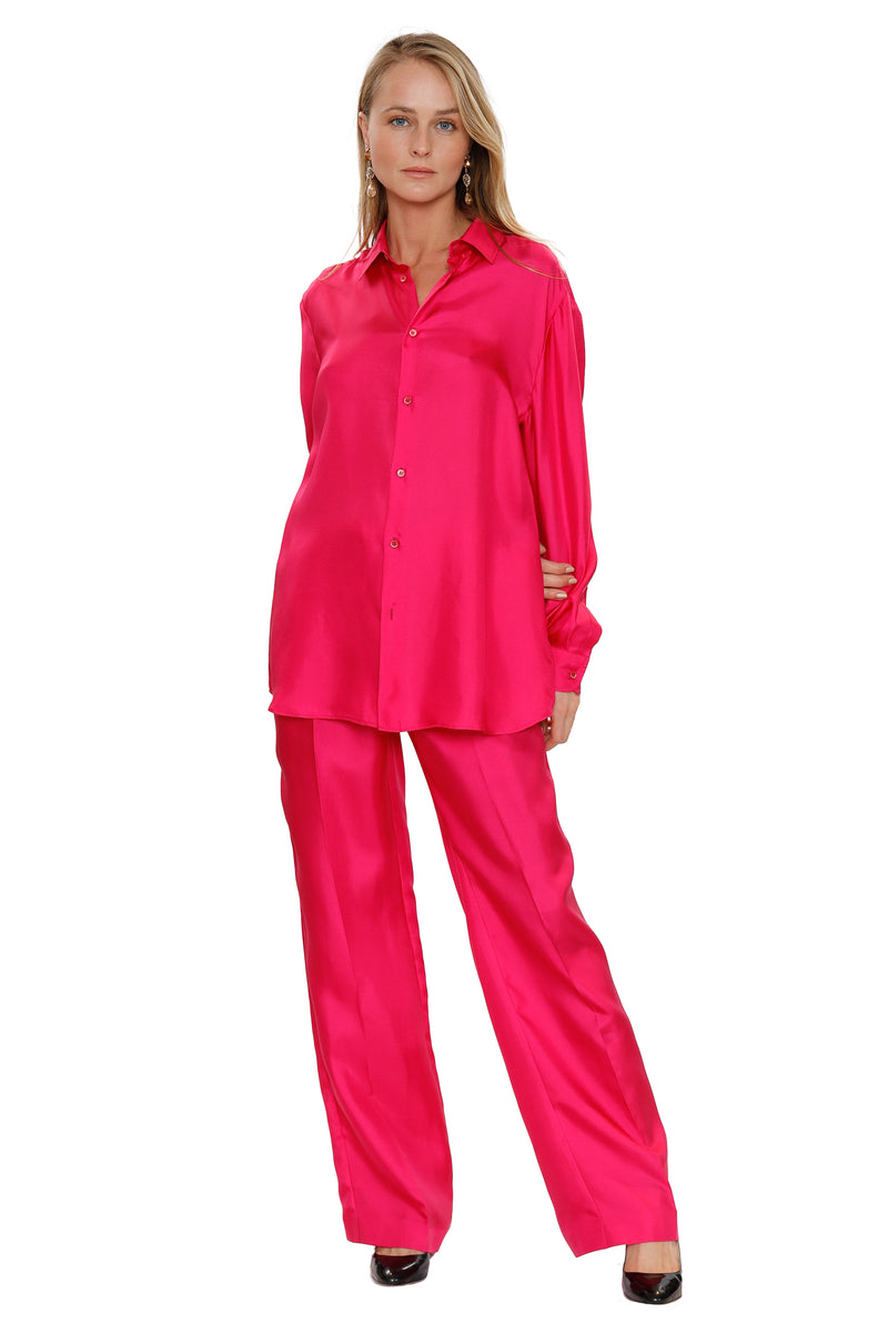 Silk Trousers by Red Valentino
