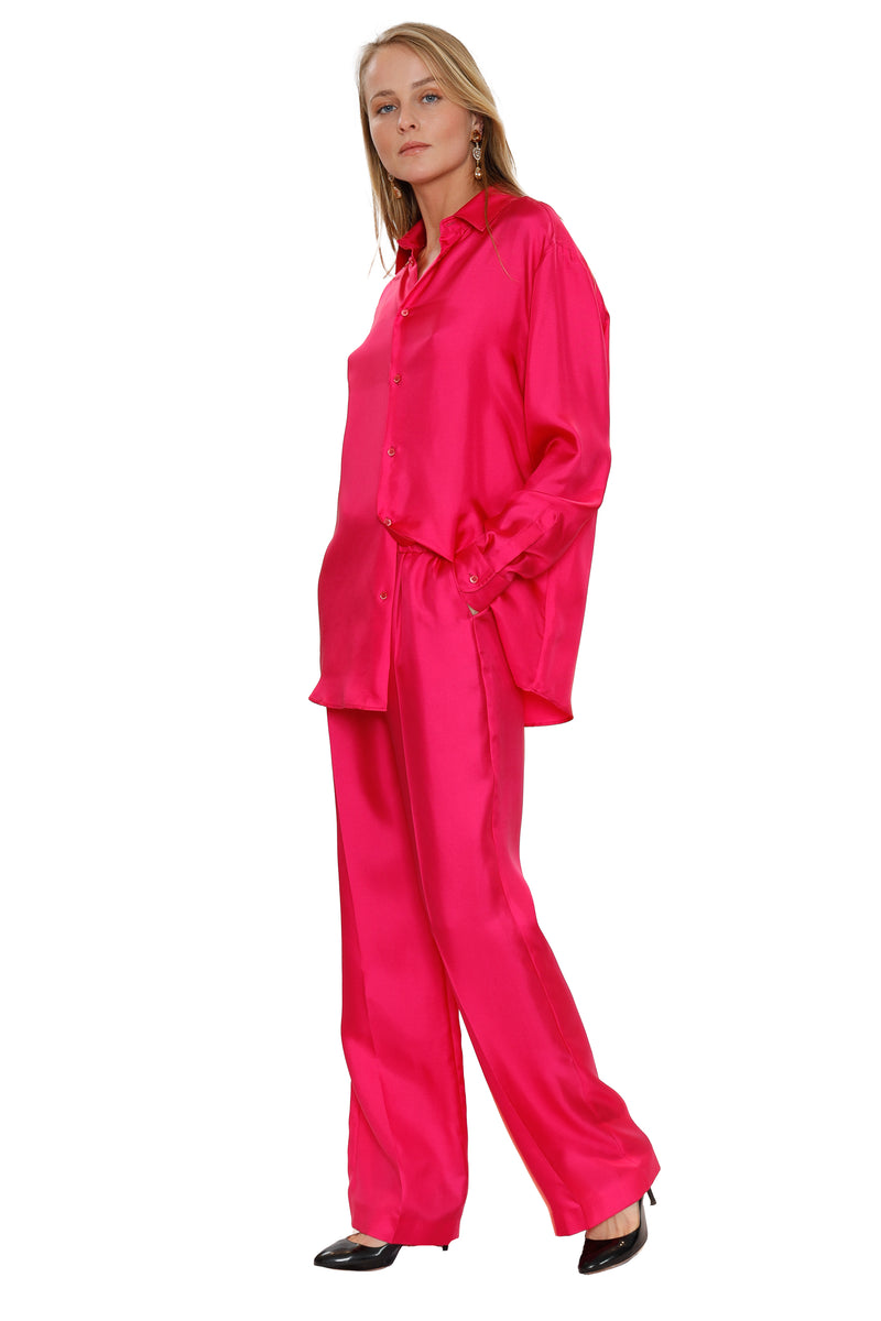 Silk Trousers by Red Valentino