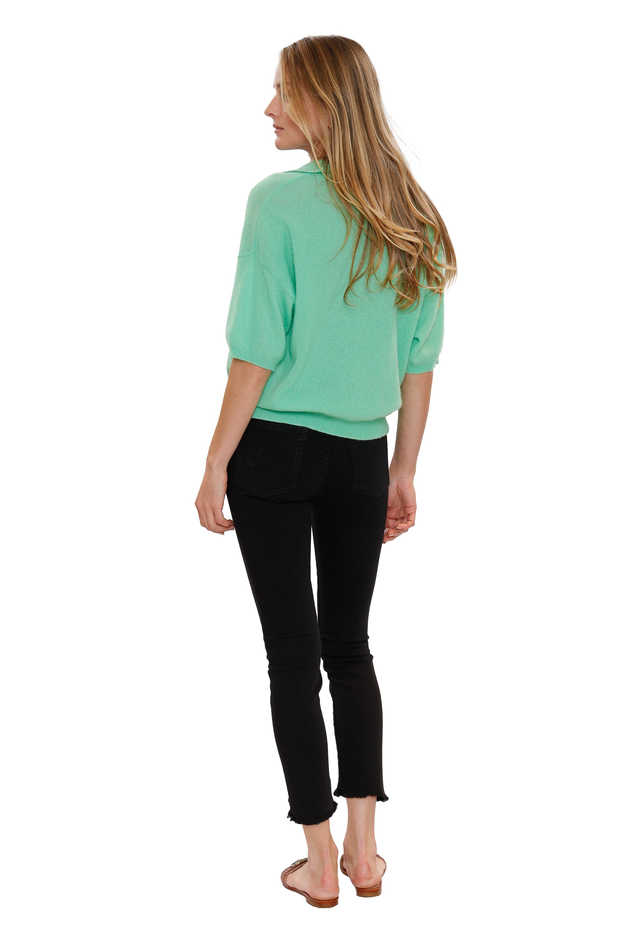Mid Rise Skinny Crop Black Jeans - 3x1