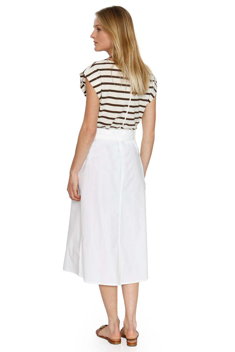 Organic Yarn Cotton Striped T-Shirt by Seventy Venezia