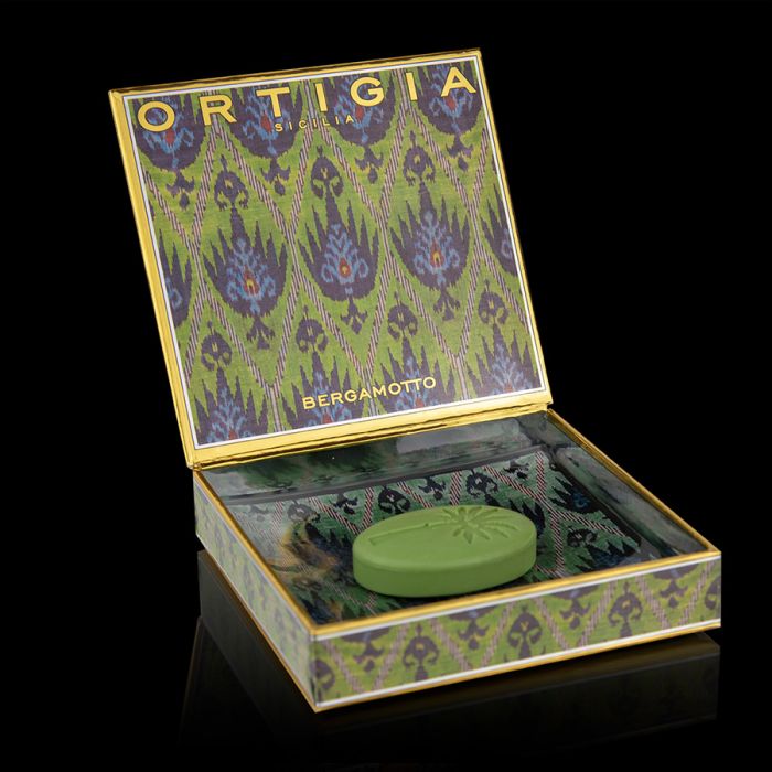 Bergamotto Glass Plate & Soap by Ortigia Sicilia