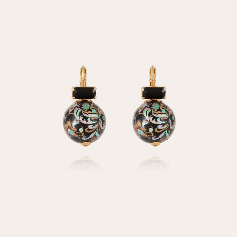 Decalco earrings gold by Gas Bijoux