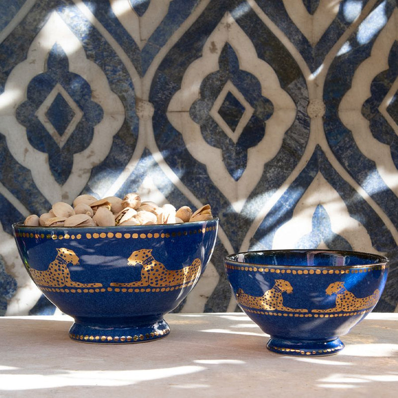 Small Blue Ceramic Bowl by Ortigia Sicilia