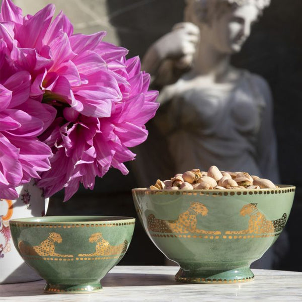 Large Green Ceramic Bowl by Ortigia Sicilia