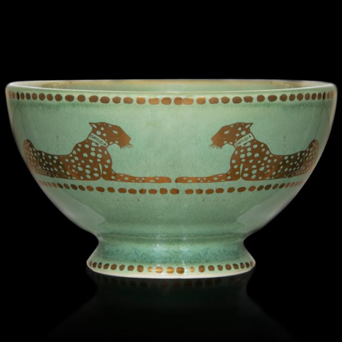 Large Green Ceramic Bowl - Ortigia Sicilia