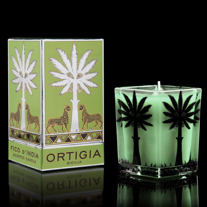 Large Square Candle - Fico d'India