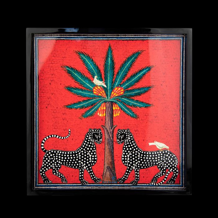 Tray Square Red by Ortigia Sicilia